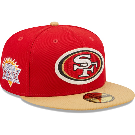 SAN FRANCISCO 49ERS LETTERMAN 59FIFTY FITTED HAT