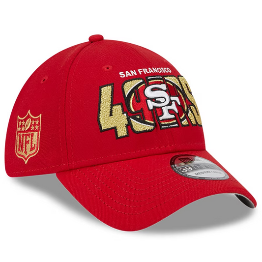 SAN FRANCISCO 49ERS MEN'S 2023 NFL DRAFT ALT HAT 39THIRTY FLEX FIT