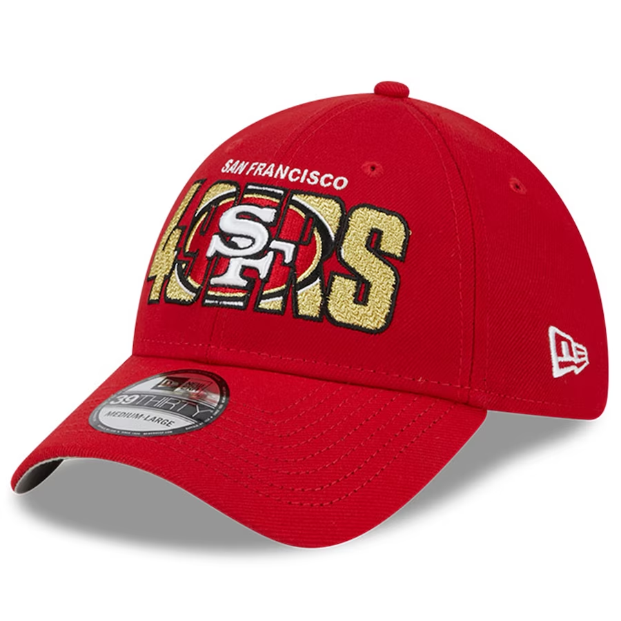 SAN FRANCISCO 49ERS MEN'S 2023 NFL DRAFT ALT HAT 39THIRTY FLEX FIT