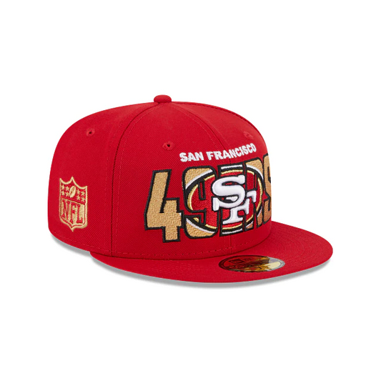 SAN FRANCISCO 49ERS MEN'S 2023 NFL DRAFT ALT HAT 59FIFTY FITTED