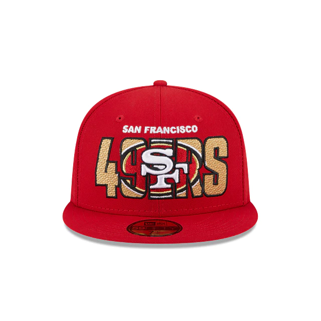 SAN FRANCISCO 49ERS HOMBRE 2023 NFL DRAFT ALT SOMBRERO 59FIFTY AJUSTADO