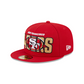 SAN FRANCISCO 49ERS MEN'S 2023 NFL DRAFT ALT HAT 59FIFTY FITTED