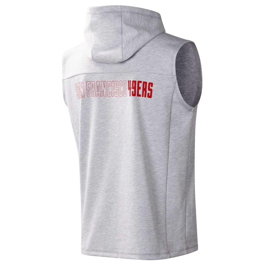 SUDADERA CON CAPUCHA SIN MANGAS ACTION PARA HOMBRE SAN FRANCISCO 49ERS –  JR'S SPORTS