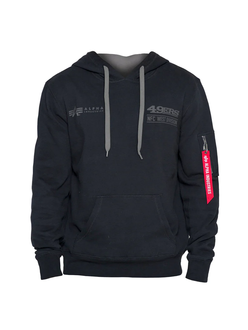 SUDADERA CON CAPUCHA Y SUDADERA ALPHA INDUSTRIES PARA HOMBRE DE LOS SAN FRANCISCO 49ERS