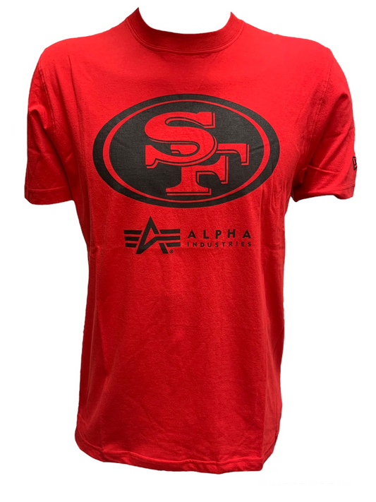 CAMISETA ALPHA INDUSTRIES PARA HOMBRE DE LOS SAN FRANCISCO 49ERS