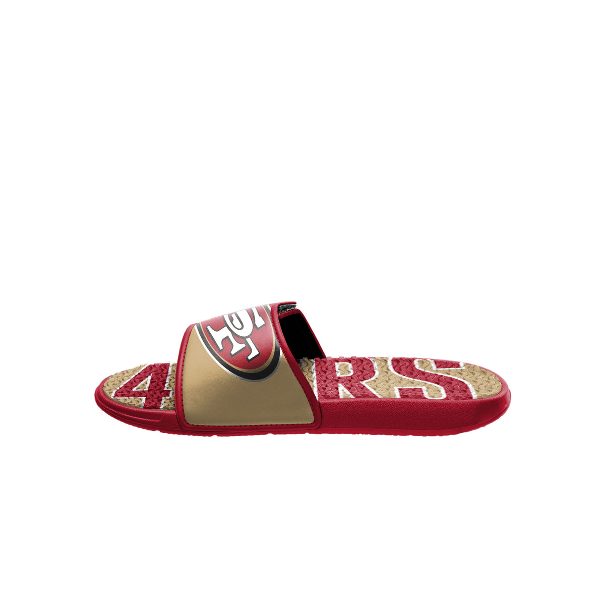 SAN FRANCISCO 49ERS MEN'S BIG LOGO GEL SLIDE