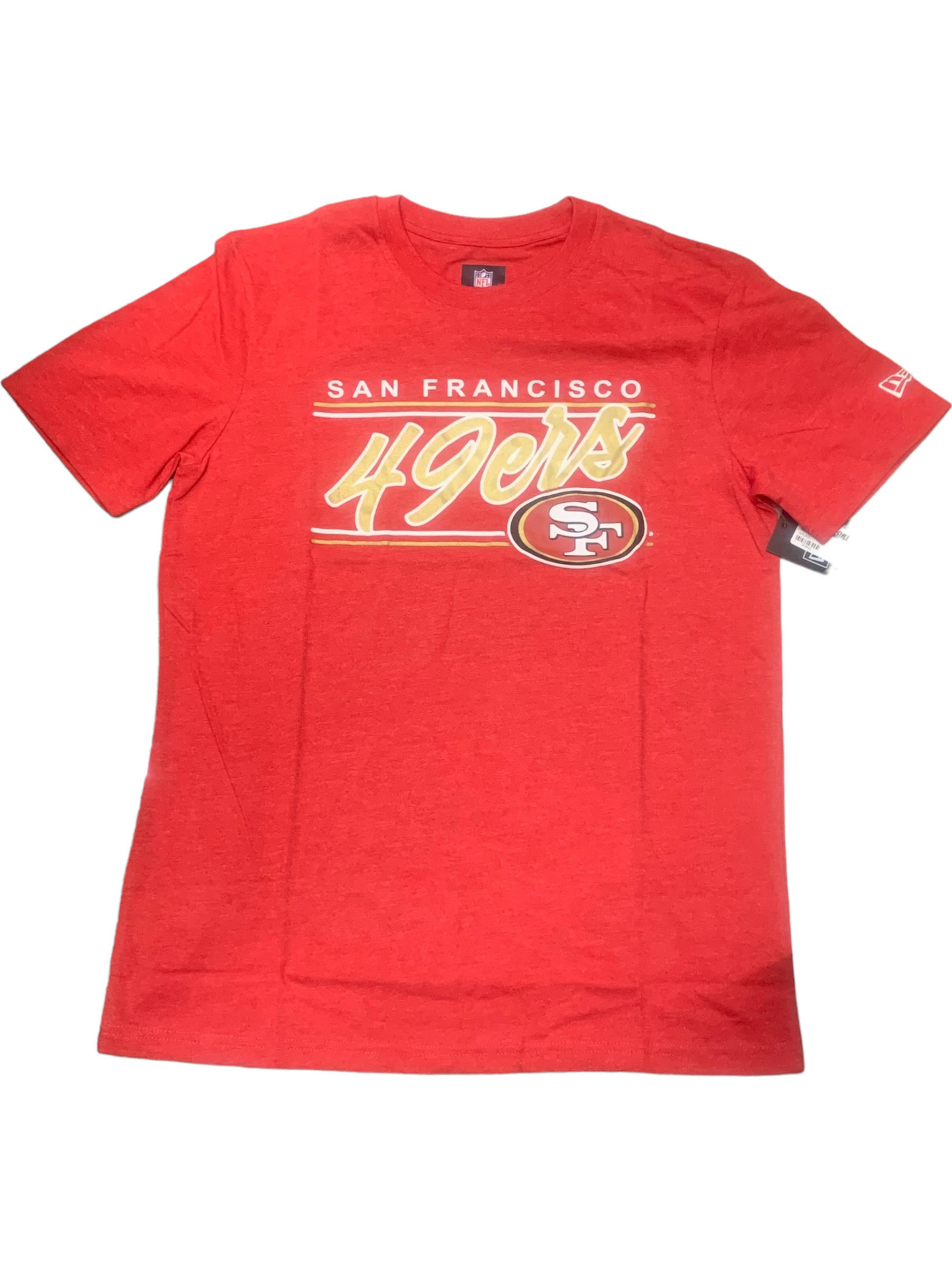 SAN FRANCISCO 49ERS MEN'S CLASSIC RETRO SCRIPT T-SHIRT