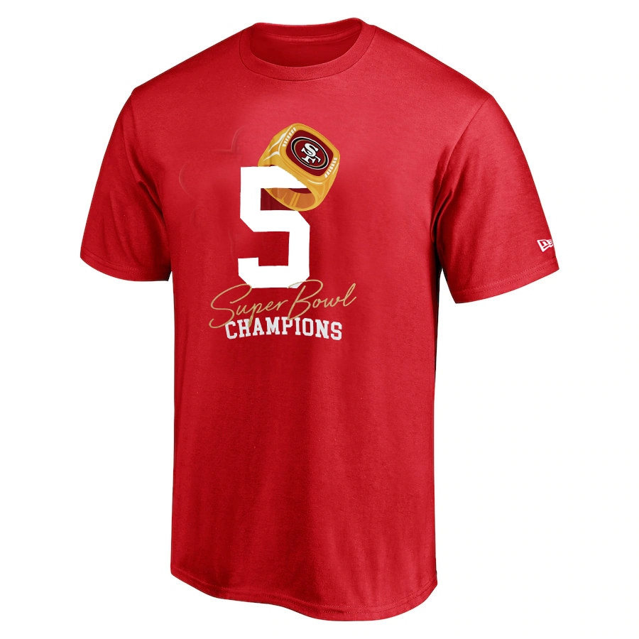 SAN FRANCISCO 49ERS MEN'S COUNT THE RINGS T-SHIRT
