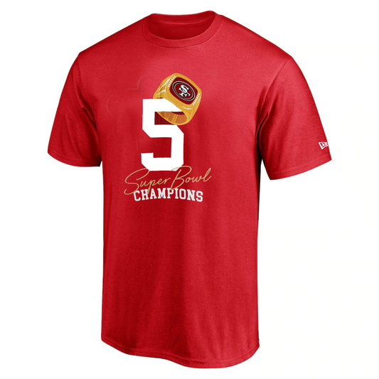 SAN FRANCISCO 49ERS MEN'S COUNT THE RINGS T-SHIRT