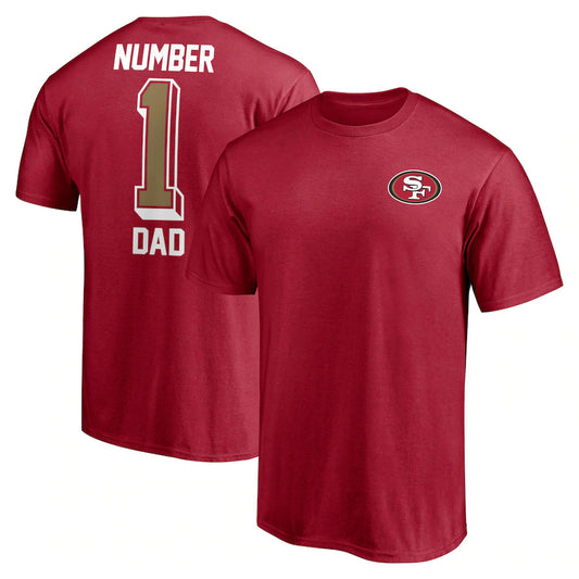 SAN FRANCISCO 49ERS MEN'S FATHERS DAY T-SHIRT