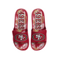 SAN FRANCISCO 49ERS CHANCLAS DE GEL FLORAL PARA HOMBRE