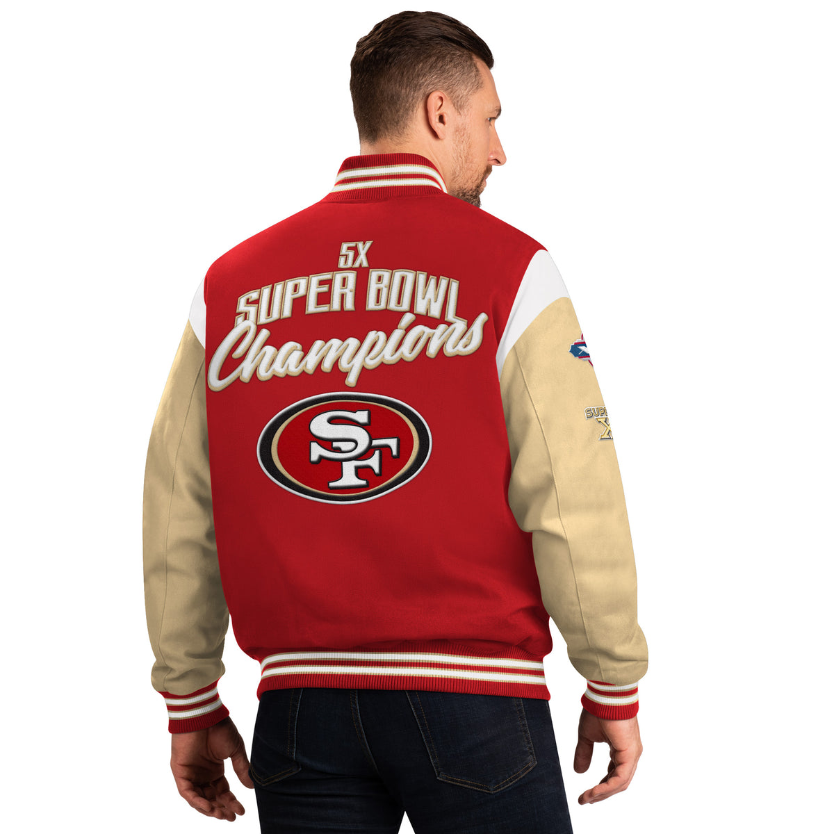 CHAQUETA DE FRANQUICIA PARA HOMBRE SAN FRANCISCO 49ERS