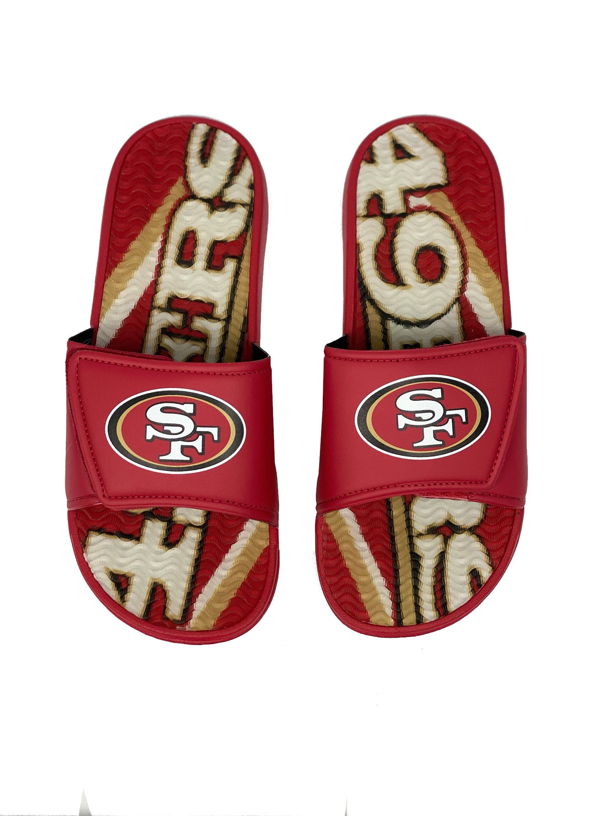 SAN FRANCISCO 49ERS CHANCLAS DE GEL PARA HOMBRE