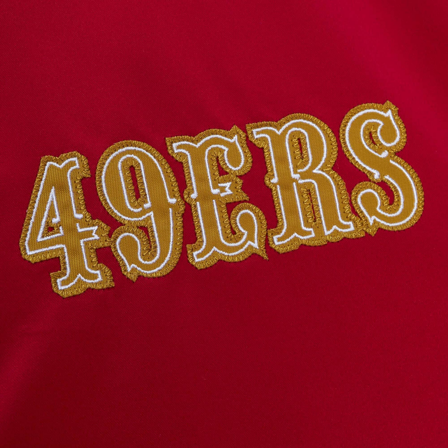 SAN FRANCISCO 49ERS MEN'S HEAVYWEIGHT SATIN JACKET