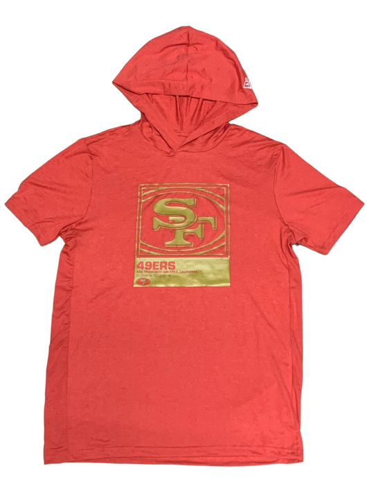 SAN FRANCISCO 49ERS MEN'S LOCATION TAG HOODED T-SHIRT
