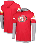 SUDADERA CON CAPUCHA Y MANGA LARGA EN DOS TONOS PARA HOMBRE SAN FRANCISCO 49ERS
