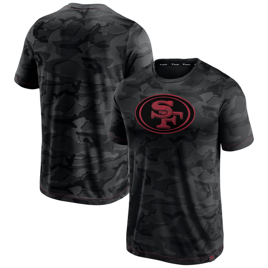 SAN FRANCISCO 49ERS MEN'S PRIMARY CAMO JACQUARD TEE