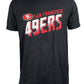 SAN FRANCISCO 49ERS MEN'S STEALTH TRANSIT T-SHIRT