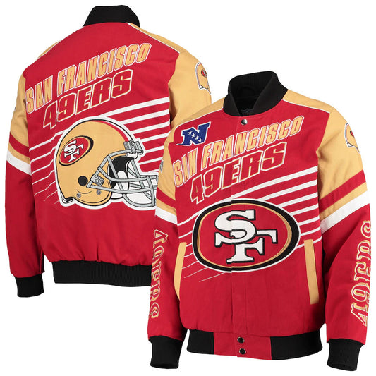 SAN FRANCISCO 49ERS MEN'S STRIKE JACKET