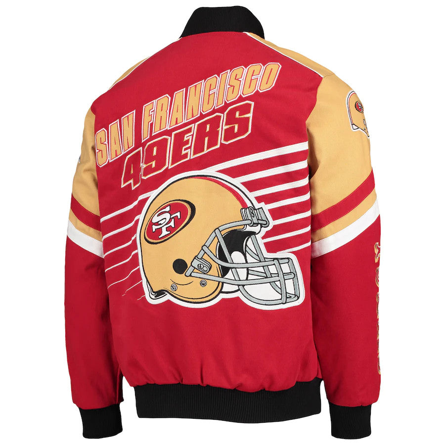 SAN FRANCISCO 49ERS MEN'S STRIKE JACKET