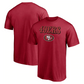 CAMISETA LOCK UP EQUIPO MASCULINO SAN FRANCISCO 49ERS