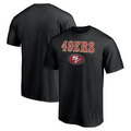 CAMISETA SAN FRANCISCO 49ERS EQUIPO LOCK UP PARA HOMBRE - NEGRO