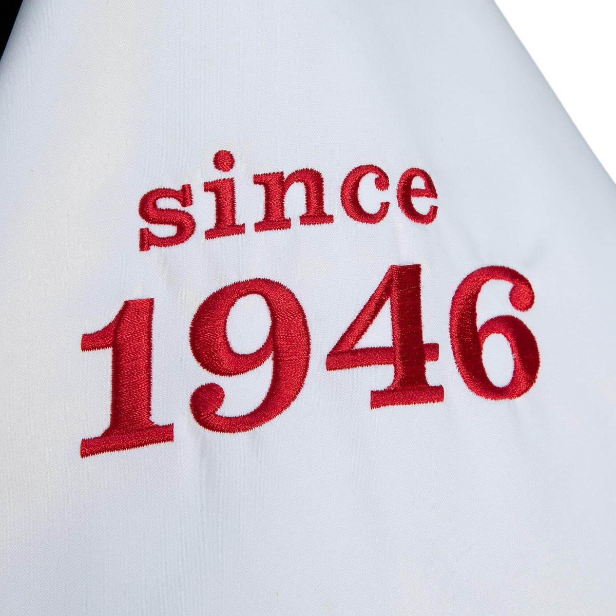 CHAQUETA DE SATÉN VARSITY DEL EQUIPO ORIGINS DE SAN FRANCISCO 49ERS PARA HOMBRE
