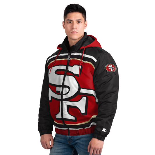 CHAQUETA DOBLE TRIPLE PARA HOMBRE SAN FRANCISCO 49ERS