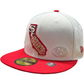 SAN FRANCISCO 49ERS HOMBRE BLANCO/ROJO ESTADO 59FIFTY AJUSTADO