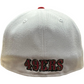 SAN FRANCISCO 49ERS HOMBRE BLANCO/ROJO ESTADO 59FIFTY AJUSTADO