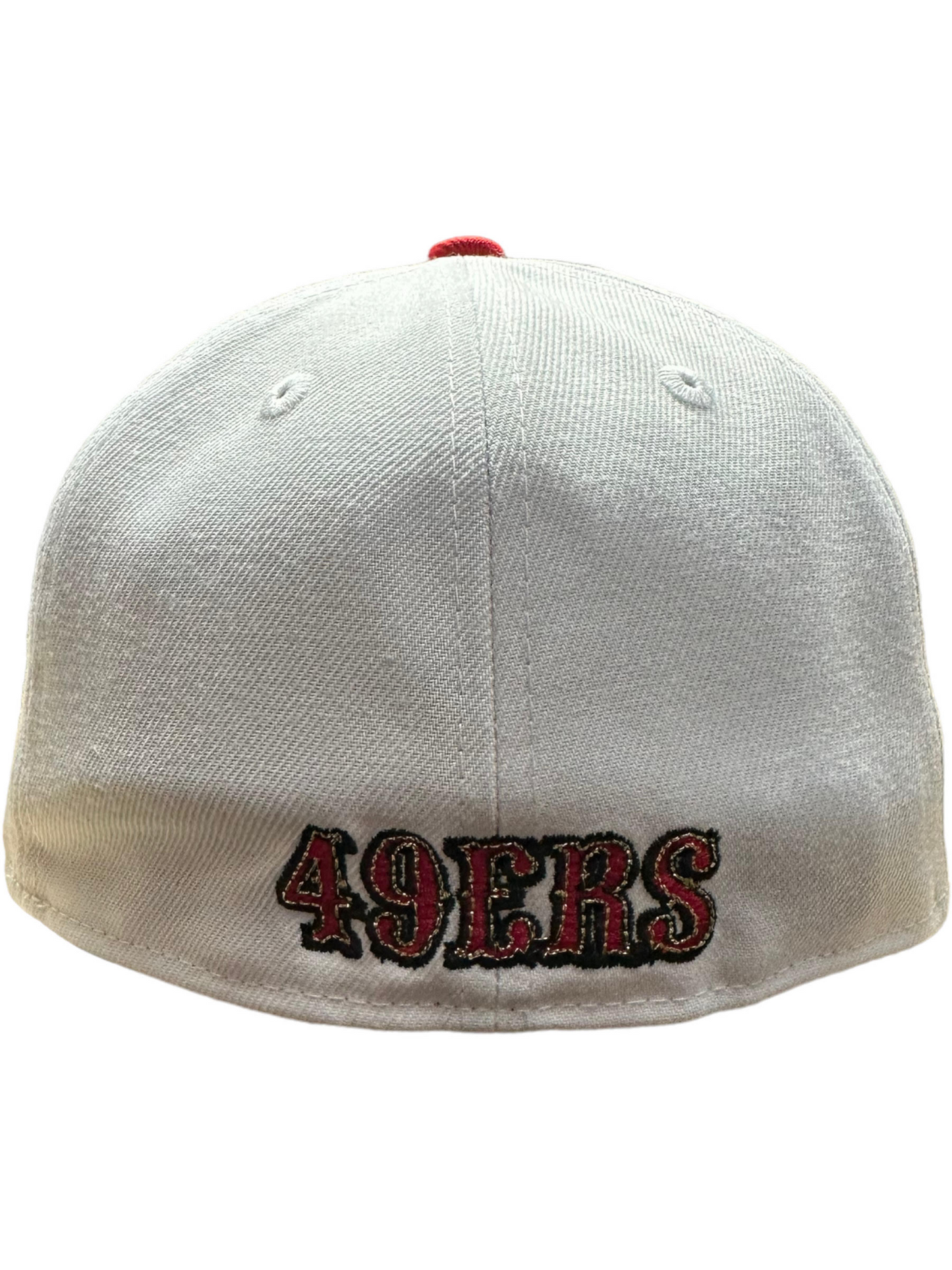 SAN FRANCISCO 49ERS HOMBRE BLANCO/ROJO ESTADO 59FIFTY AJUSTADO