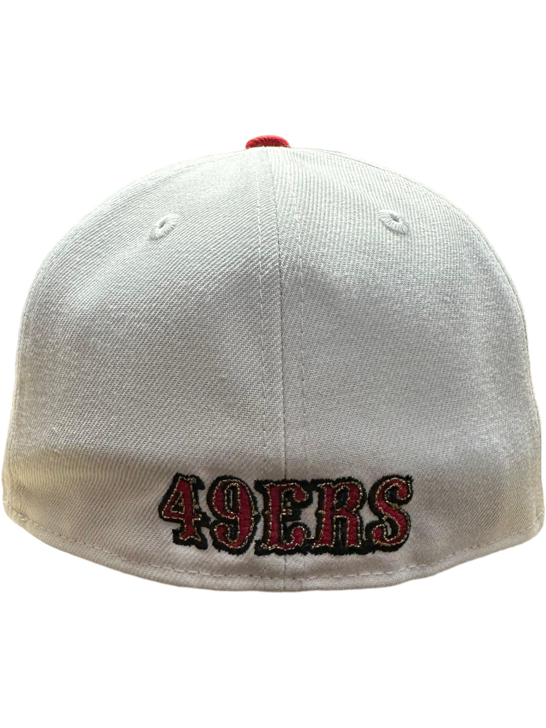 SAN FRANCISCO 49ERS MEN S WHITE RED STATE 59FIFTY FITTED JR S SPORTS