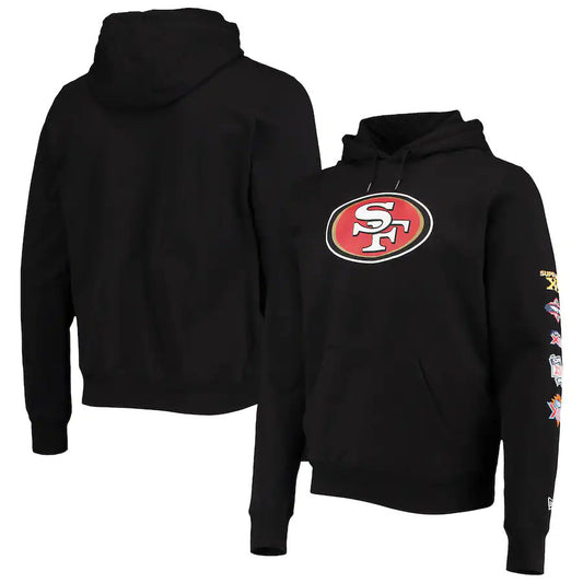 SAN FRANCISCO 49ERS MEN'S WORLD CHAMPIONS HOODED SWEATSHIRT