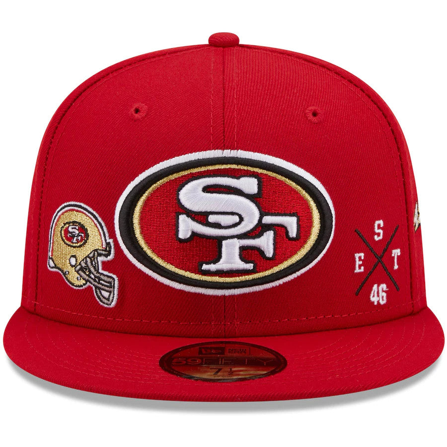 SAN FRANCISCO 49ERS MULTI 59FIFTY FITTED