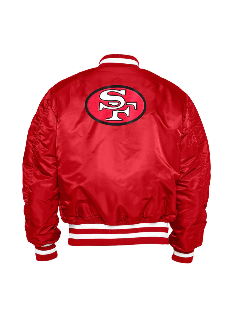 CHAQUETA BOMBER REVERSIBLE ALPHA INDUSTRIES NEW ERA DE SAN FRANCISCO 49ERS - RETRO