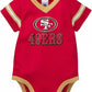 SAN FRANCISCO 49ERS NEWBORN DAZZLE BODYSUIT