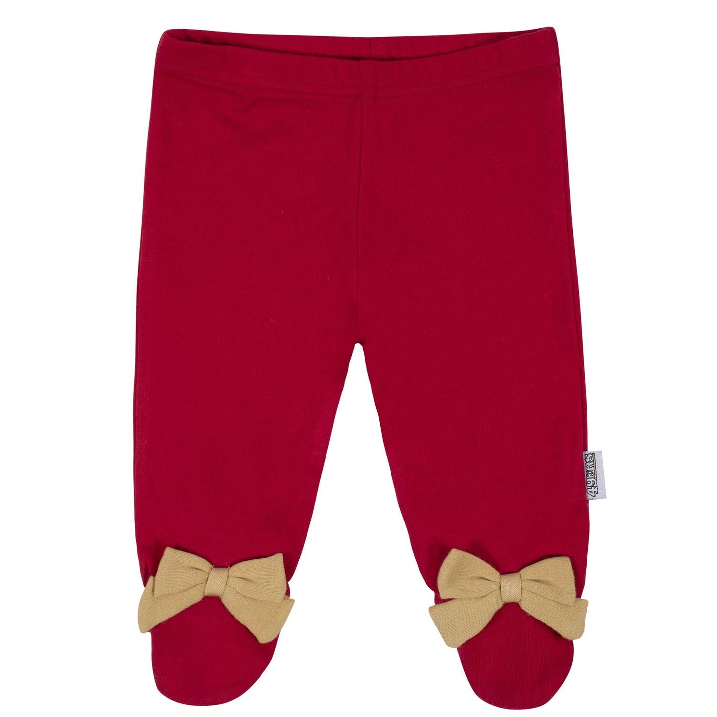 SAN FRANCISCO 49ERS NEWBORN GIRLS 3-PIECE FOOTED PAJAMA SET