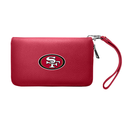 CARTERA ORGANIZADORA CON CREMALLERA PEBBLE DE SAN FRANCISCO 49ERS