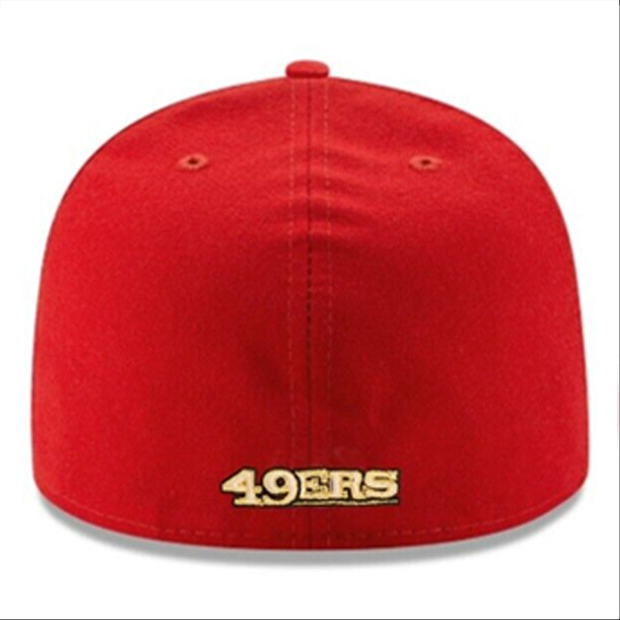 SAN FRANCISCO 49ERS RED BASIC LOGO 59FIFITY FITTED