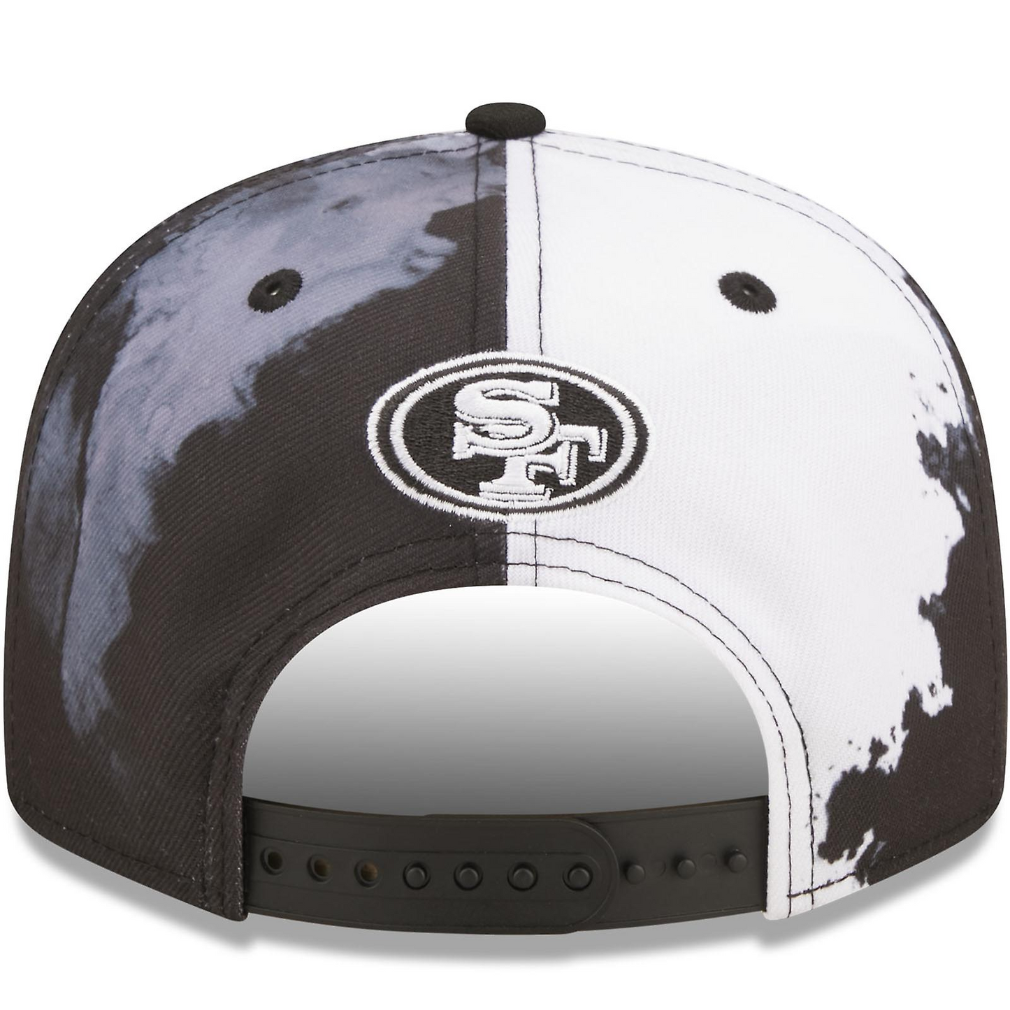 SAN FRANCISCO 49ERS SIDELINE 9FIFTY SNAPBACK - BLACK/ WHITE INK