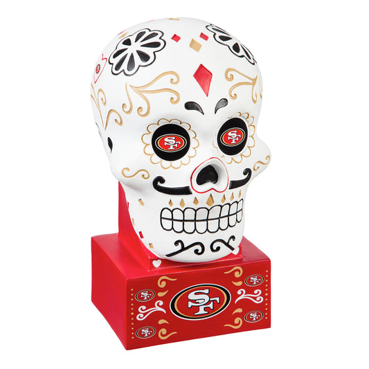 SAN FRANCISCO 49ERS SUGAR SKULL HEAD