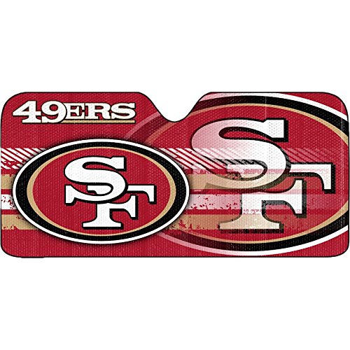 SAN FRANCISCO 49ERS AUTO SUN SHADE - 59"X27"