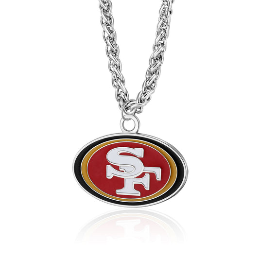 SAN FRANCISCO 49ERS TEAM LOGO NECKLACE