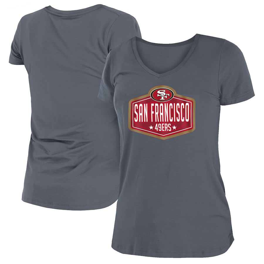 CAMISETA DEL DÍA DEL DRAFT DE LA NFL 2021 PARA MUJER DE LOS SAN FRANCISCO 49ERS