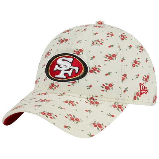 SAN FRANCISCO 49ERS WOMEN'S BLOOM 9TWENTY ADJUSTABLE HAT