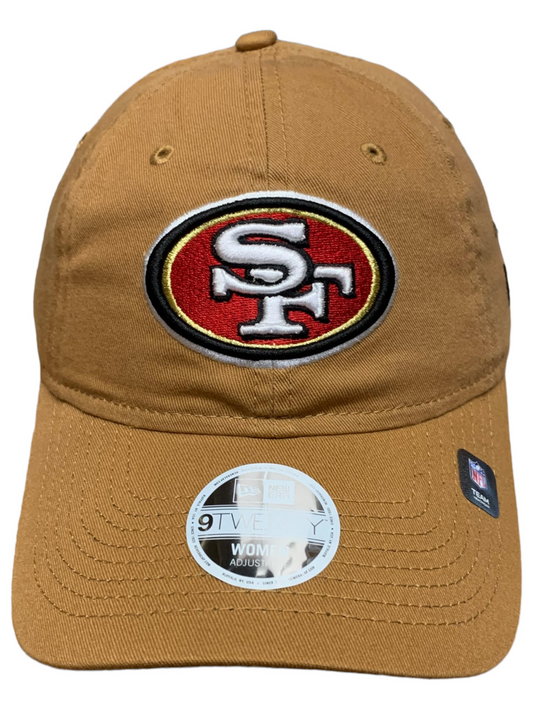 GORRA AJUSTABLE CORE CLASSIC 9TWENTY DE SAN FRANCISCO 49ERS PARA MUJER - TOSTADO
