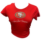SAN FRANCISCO 49ERS WOMEN'S HISTORIC CHAMPS CROP TOP