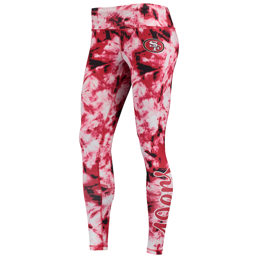 SAN FRANCISCO 49ERS WOMEN'S TIE DYE LEGGINGS – JR'S SPORTS