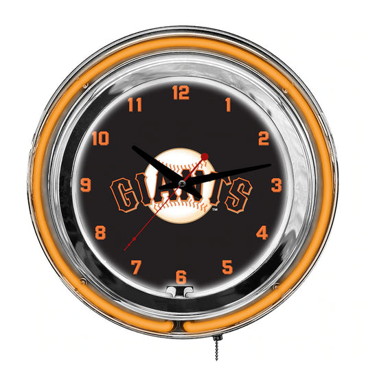 SAN FRANCISCO GIANTS 14" NEON CLOCK