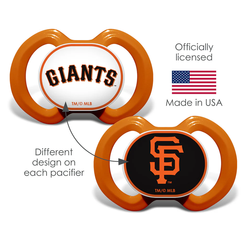 PACK DE 2 CHUPETES SAN FRANCISCO GIGANTES